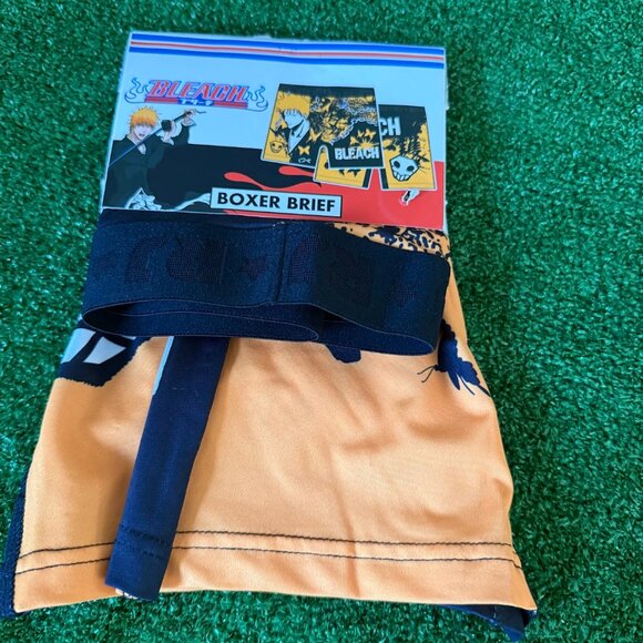 Bleach Men's Boxer Briefs Ichigo Splatter All Over Print Underwear Size S NEW - Picture 9 of 11